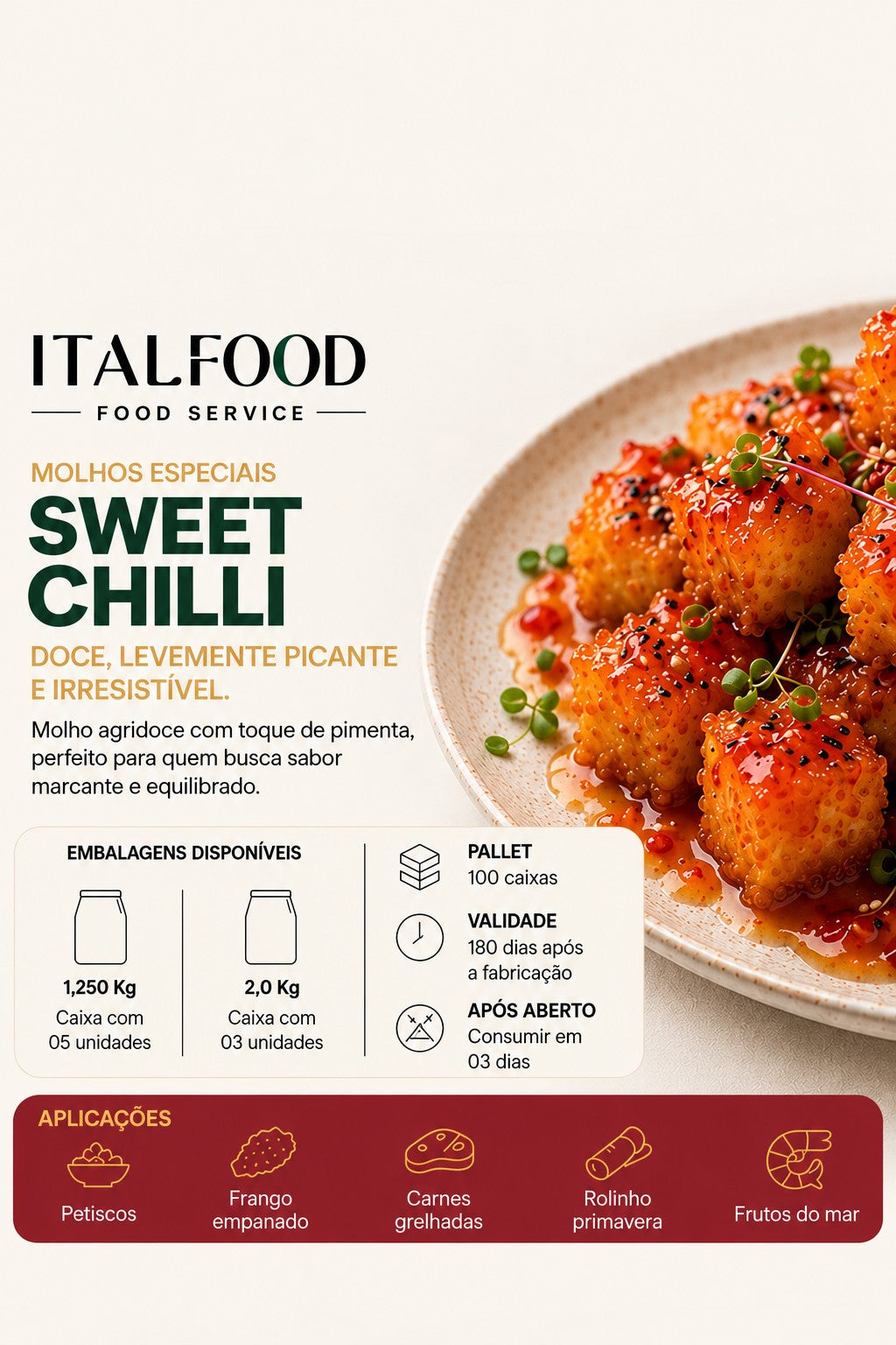 MOLHO SWEET CHILLI 1,25 kg
