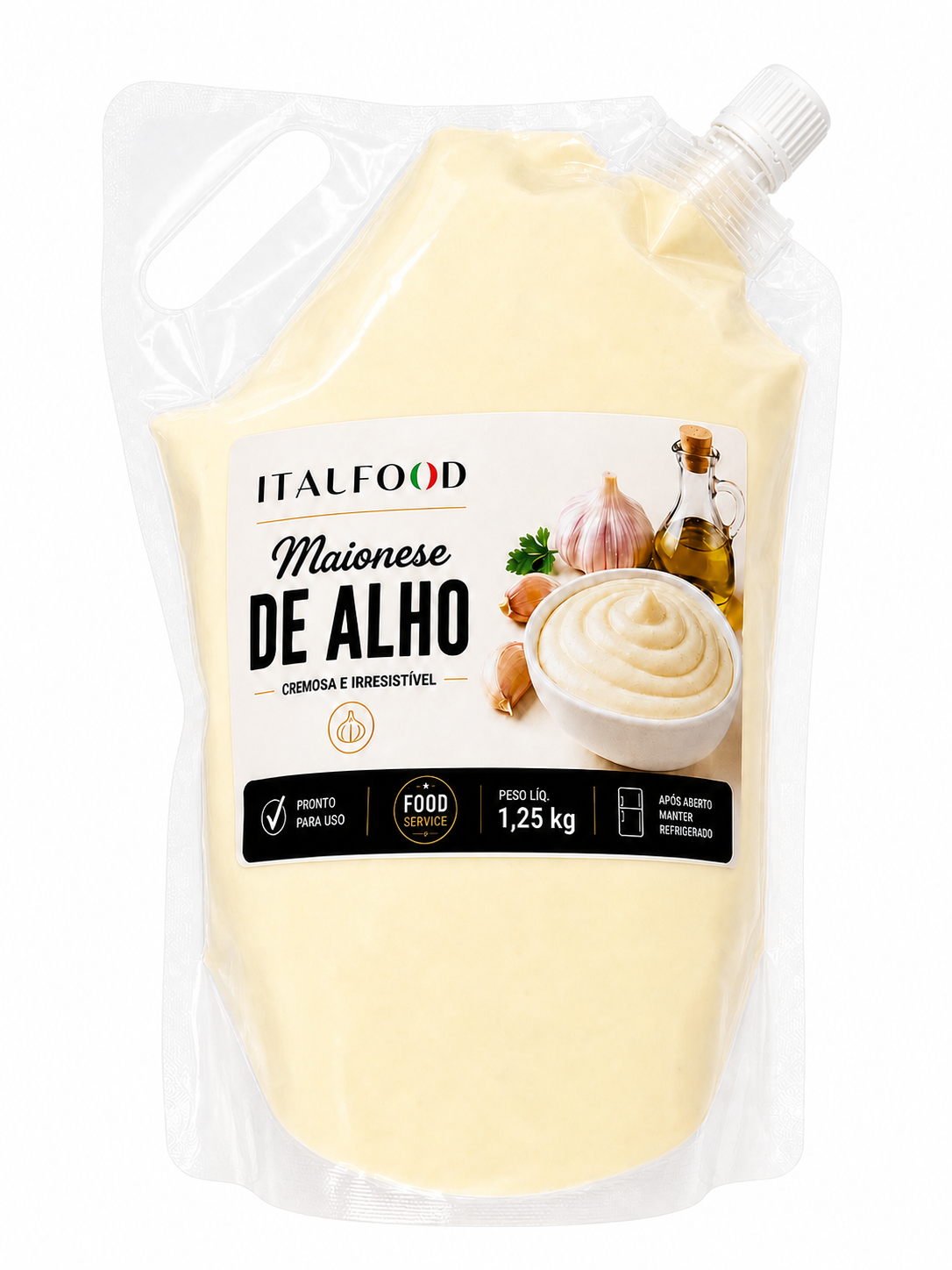 MAIONESE DE ALHO 1,2kg