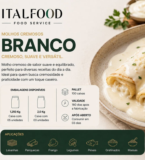 MOLHO BRANCO  1,25 kg
